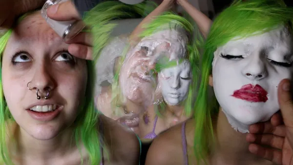 Watch photos Bondage Facial Facial Expression by the cool model Jinx Aesthel’s (@aesthel)
