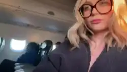 Watch videos Airplane Flashing Public by the cool model Mae-Winters 🧸’s (@littlemisssole)