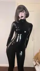 Watch videos Catsuit Egirl Goth by the cool model Misty silver’s (@thecutestkittycat)